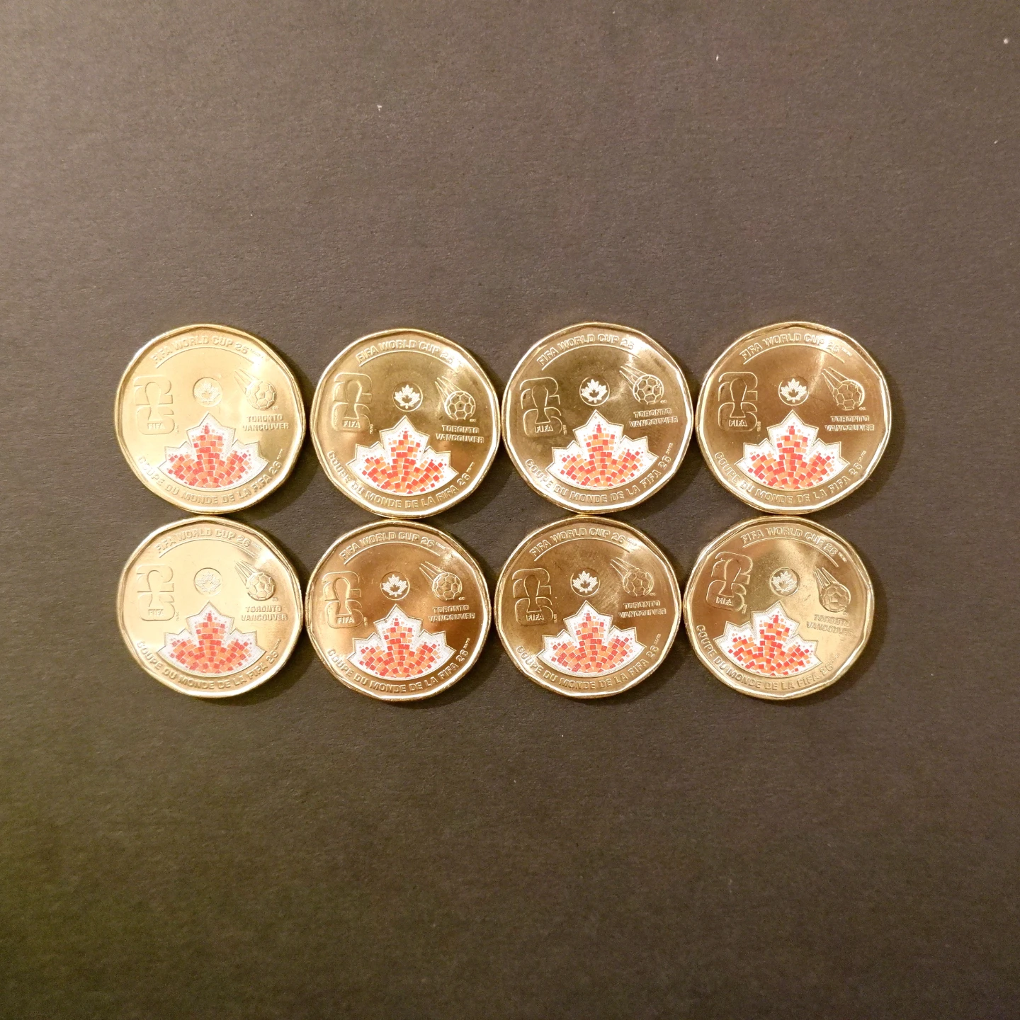 FIFA World Cup 2026 Commemorative Coins (Set of 8)