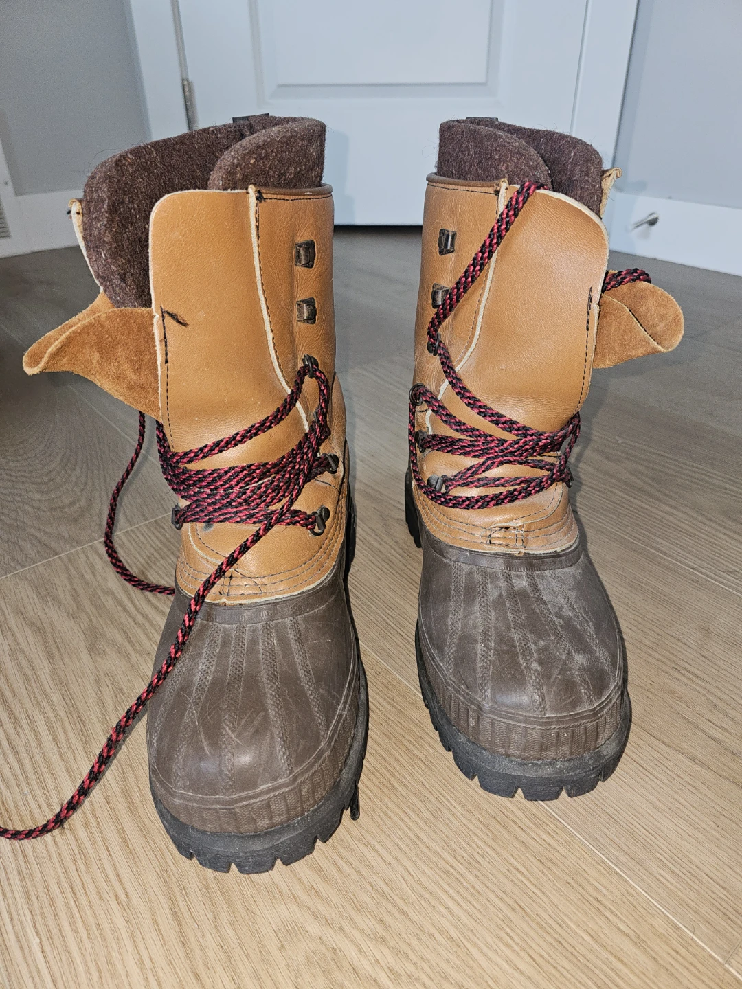 Brown Leather & Rubber Winter Boots - photo 2