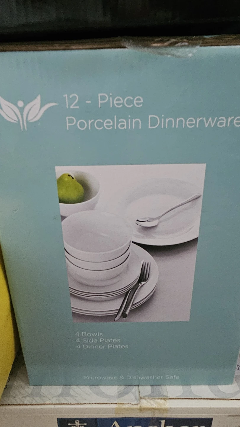 12-Piece Porcelain Dinnerware Set