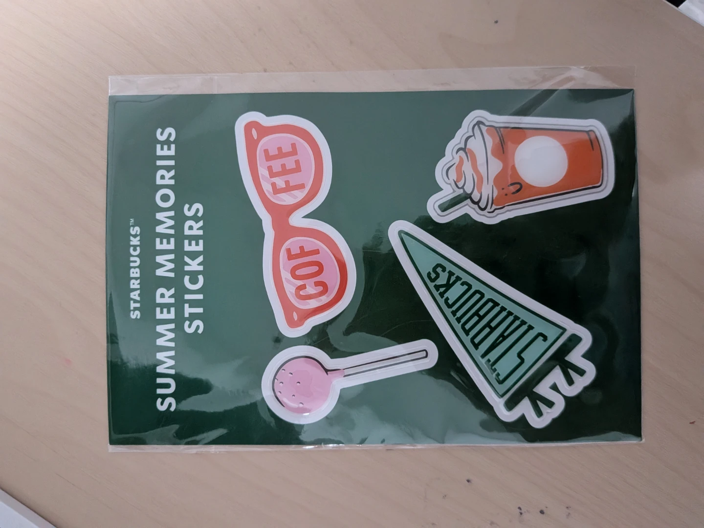 Starbucks Summer Memories Stickers
