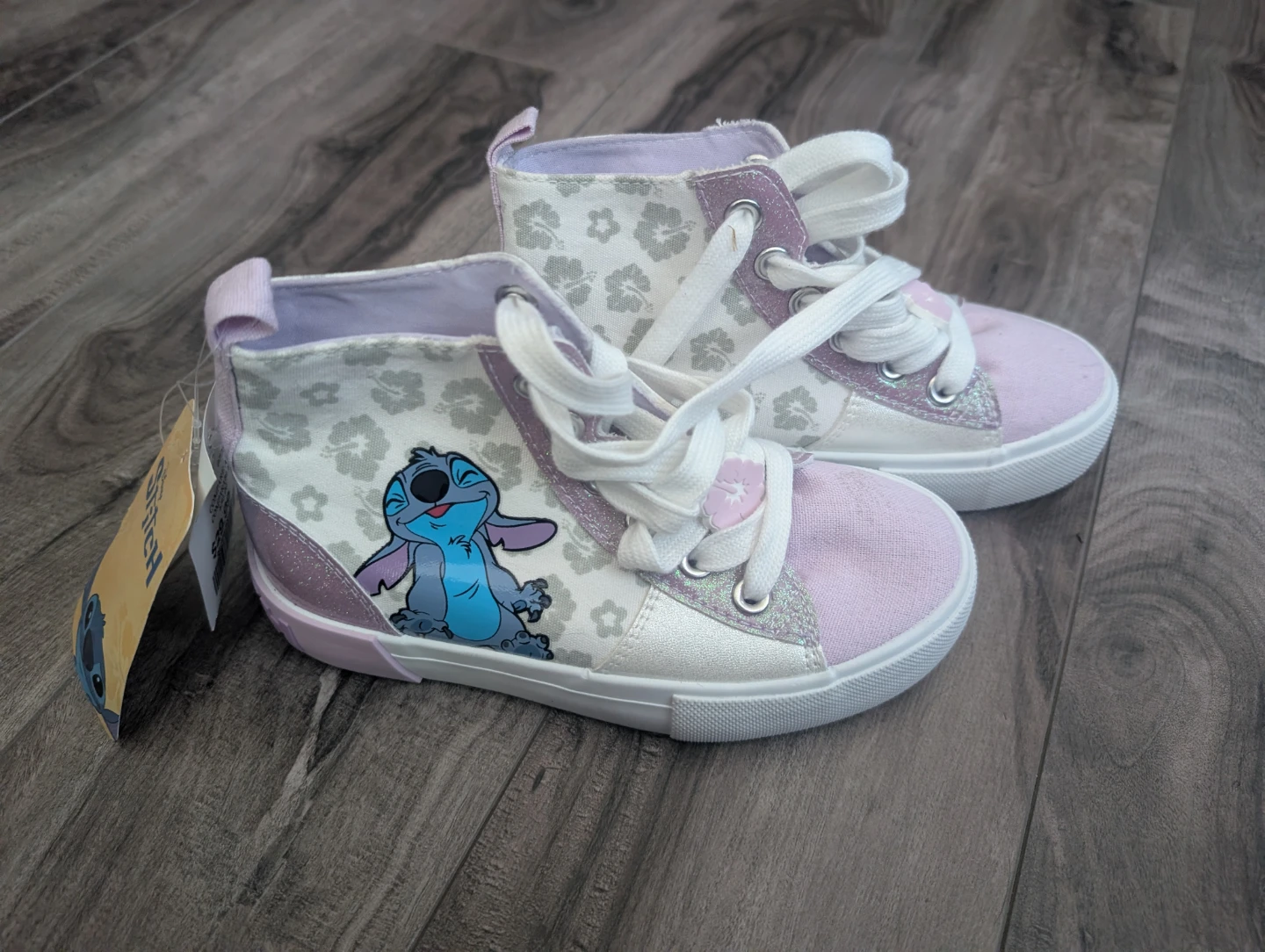 Disney Ground Up Stitch High-Top Sneakers Size 12