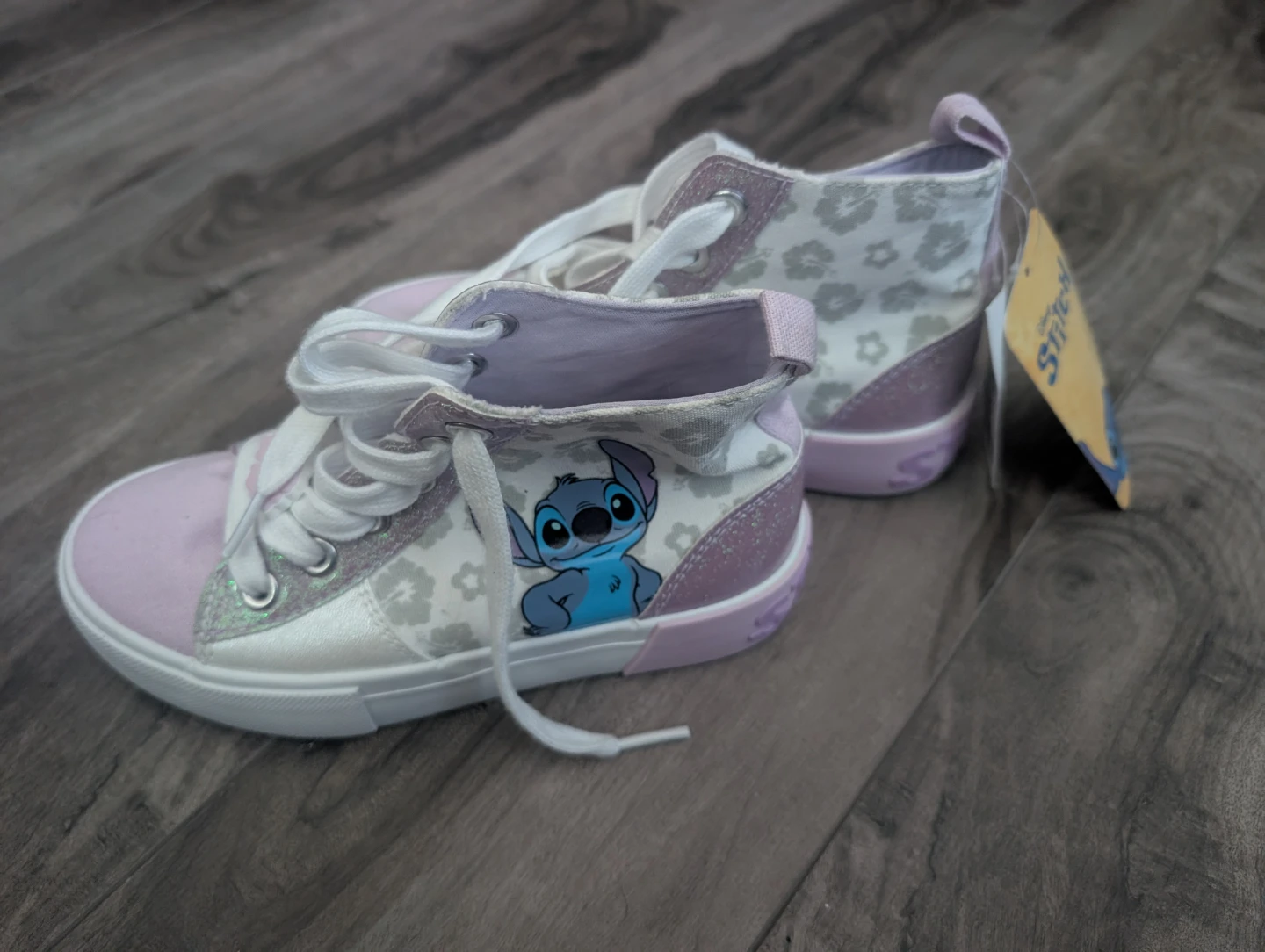 Disney Ground Up Stitch High-Top Sneakers Size 12 - photo 2