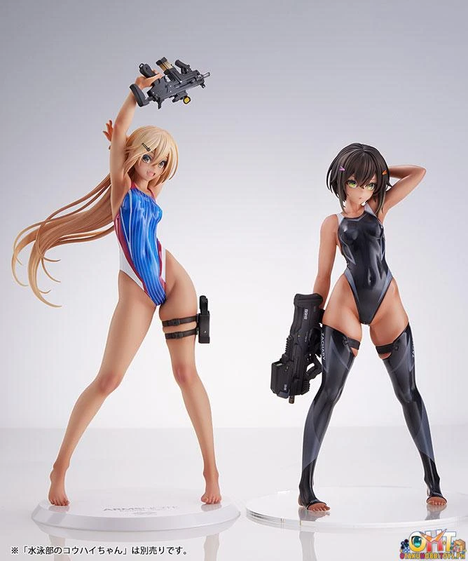 Amakuni ARMS NOTE - Buchou-chan and Kouhai-chan 1/7 figure