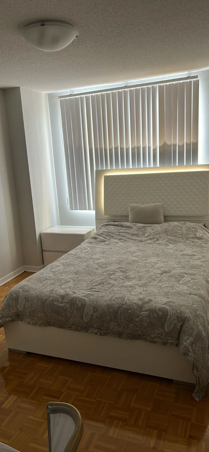 White Bedroom Furniture Set - Bed Frame, Dresser & Nightstand