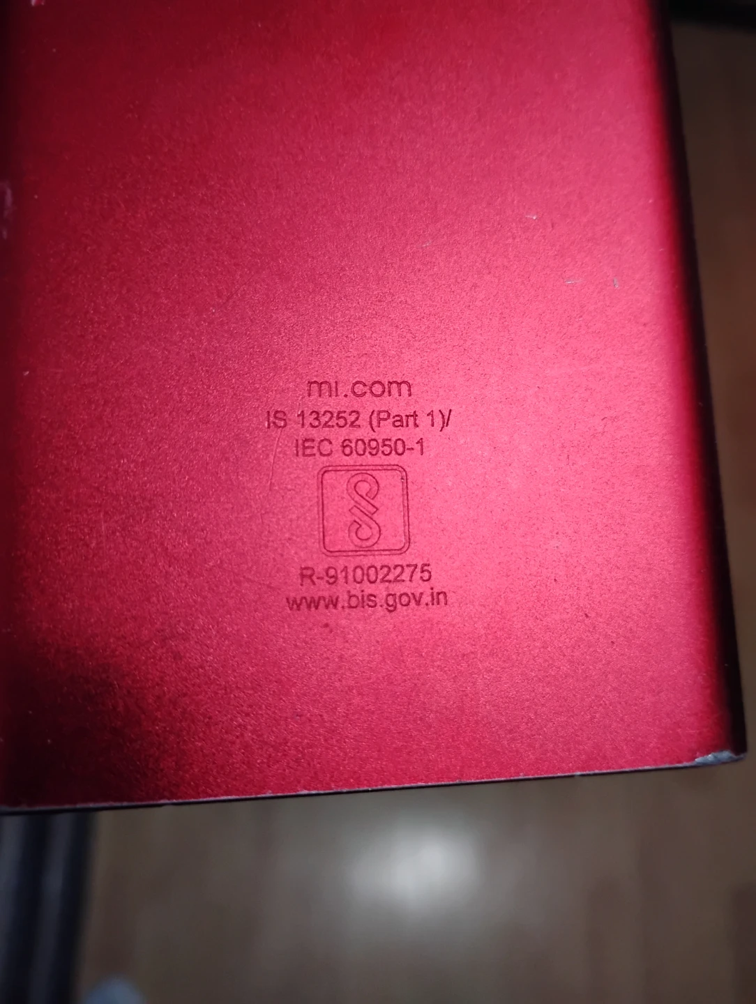 Mi Power Bank 10000 mAh Red - photo 2