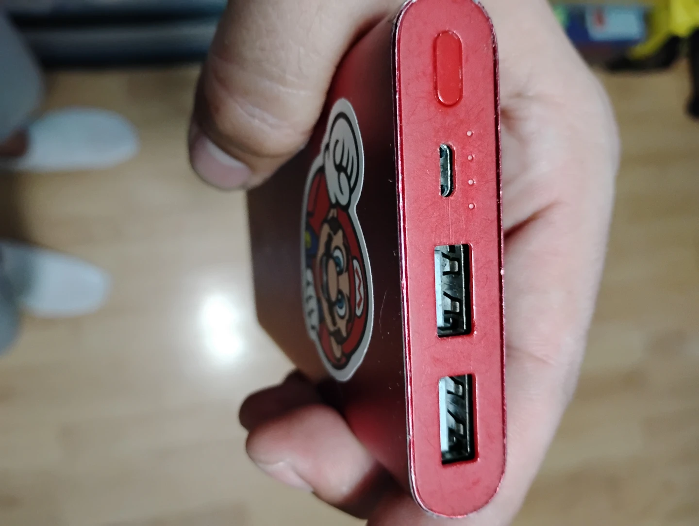 Mi Power Bank 10000 mAh Red - photo 3