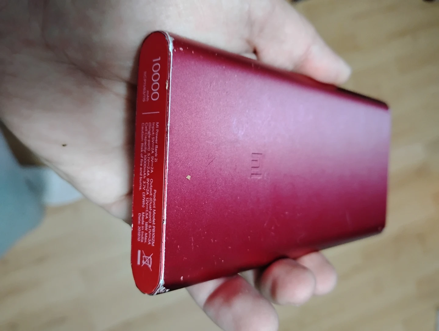 Mi Power Bank 10000 mAh Red - photo 4