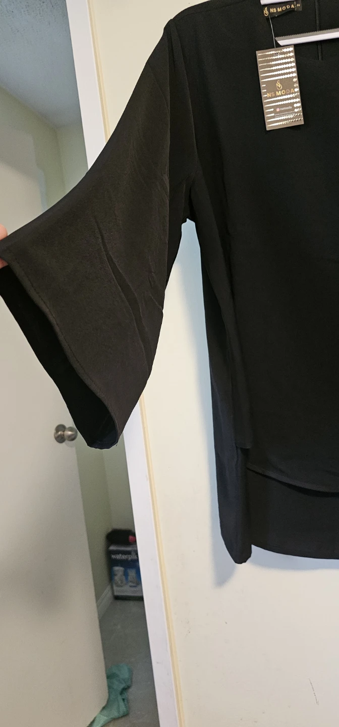 NS Moda Black Top and Pants Set - photo 3