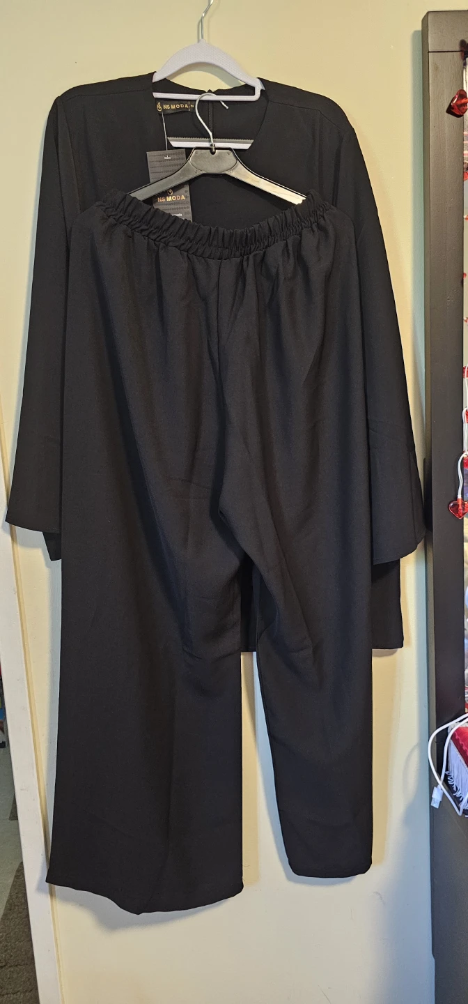 NS Moda Black Top and Pants Set - photo 5