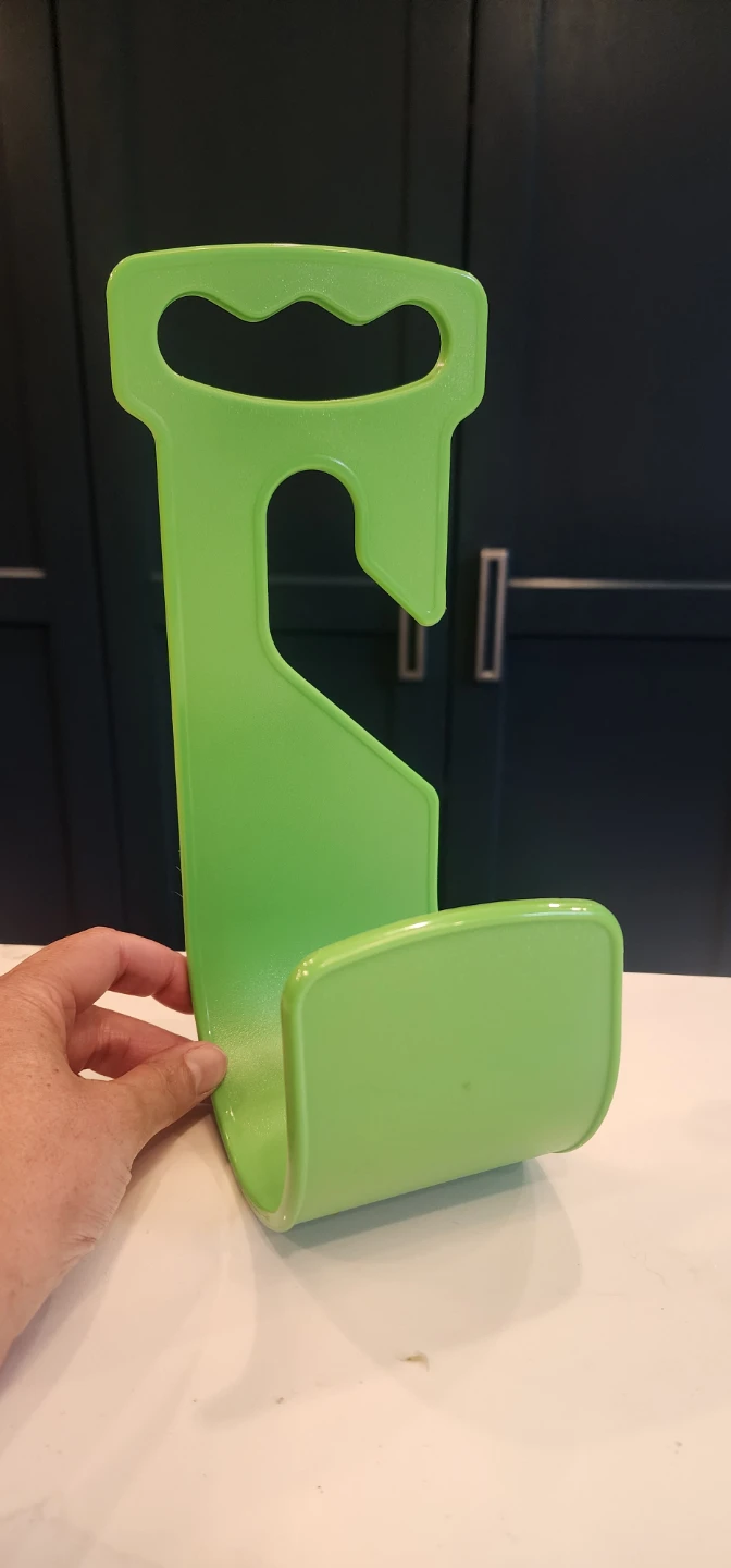 Green Plastic Hose Holder Hook
