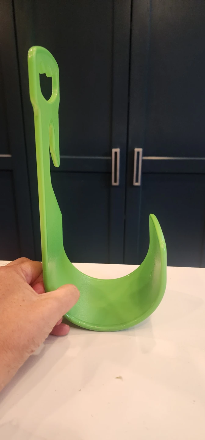 Green Plastic Hose Holder Hook - photo 2
