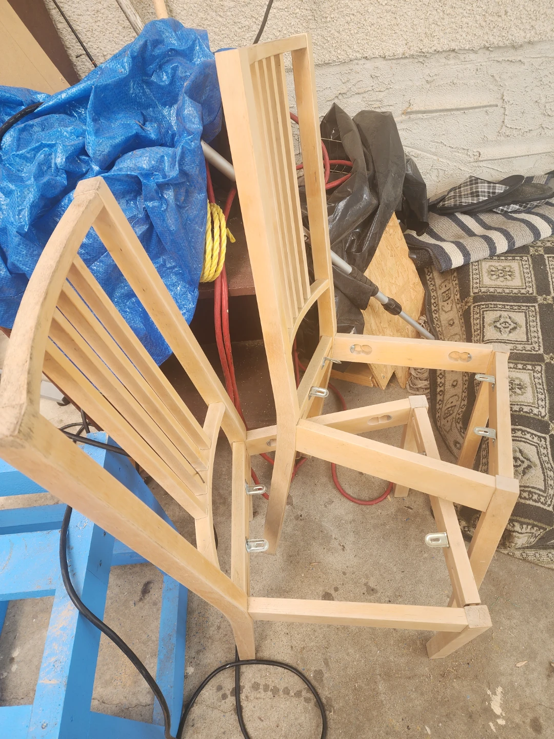 Wood chairs all parts - photo 4