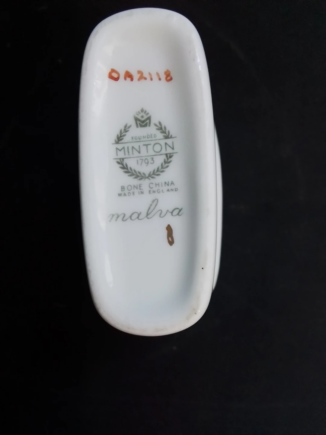 Minton England "Malva" Bone China Miniature Vase - photo 4