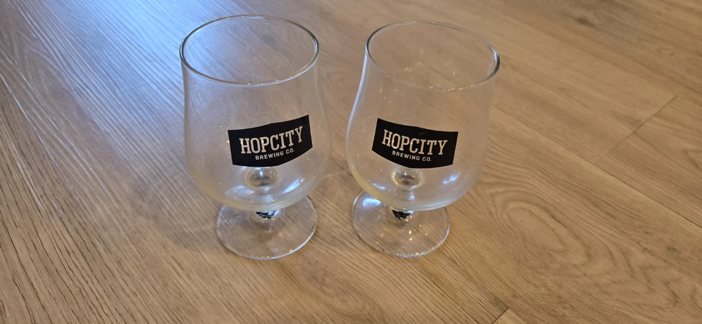 HopCity Brewing Co. Glasses (Set of 2)