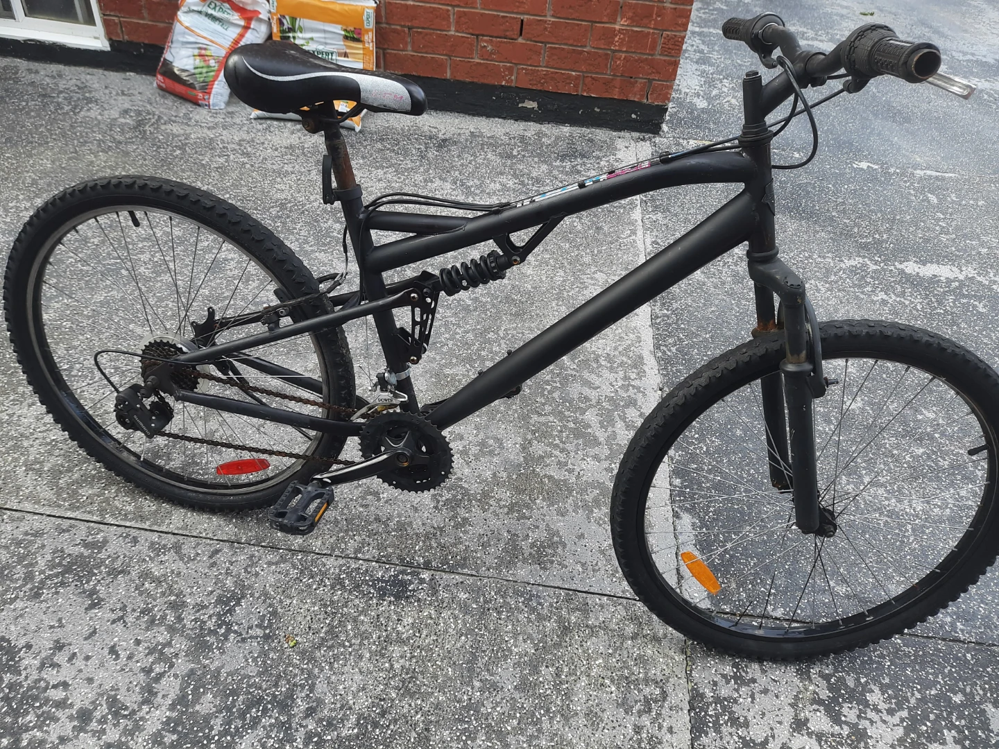Black Full Suspension Mountain Bike - photo 4