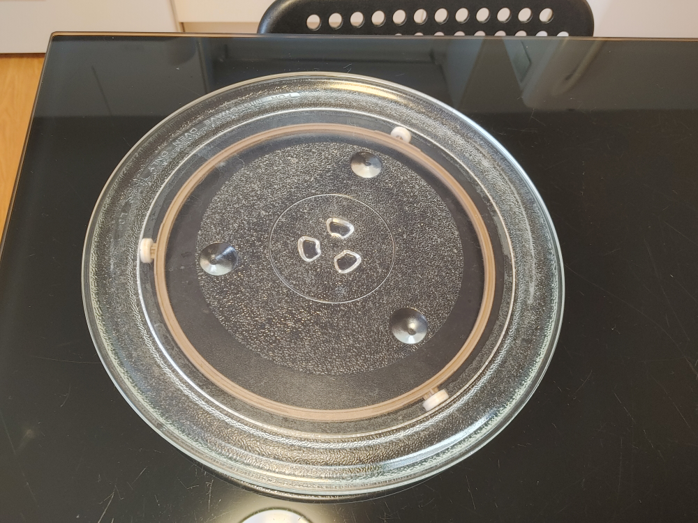 Microwave Glass Turntable Plate and Roller Ring