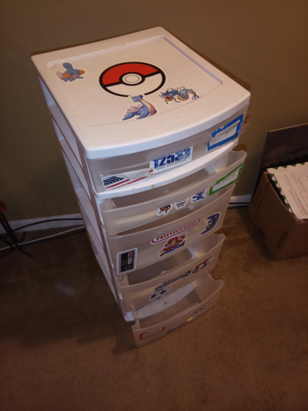 Plastic Storage Drawer Unit - photo 2