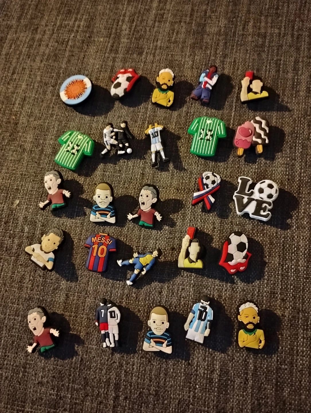 Soccer Star Shoe Charms