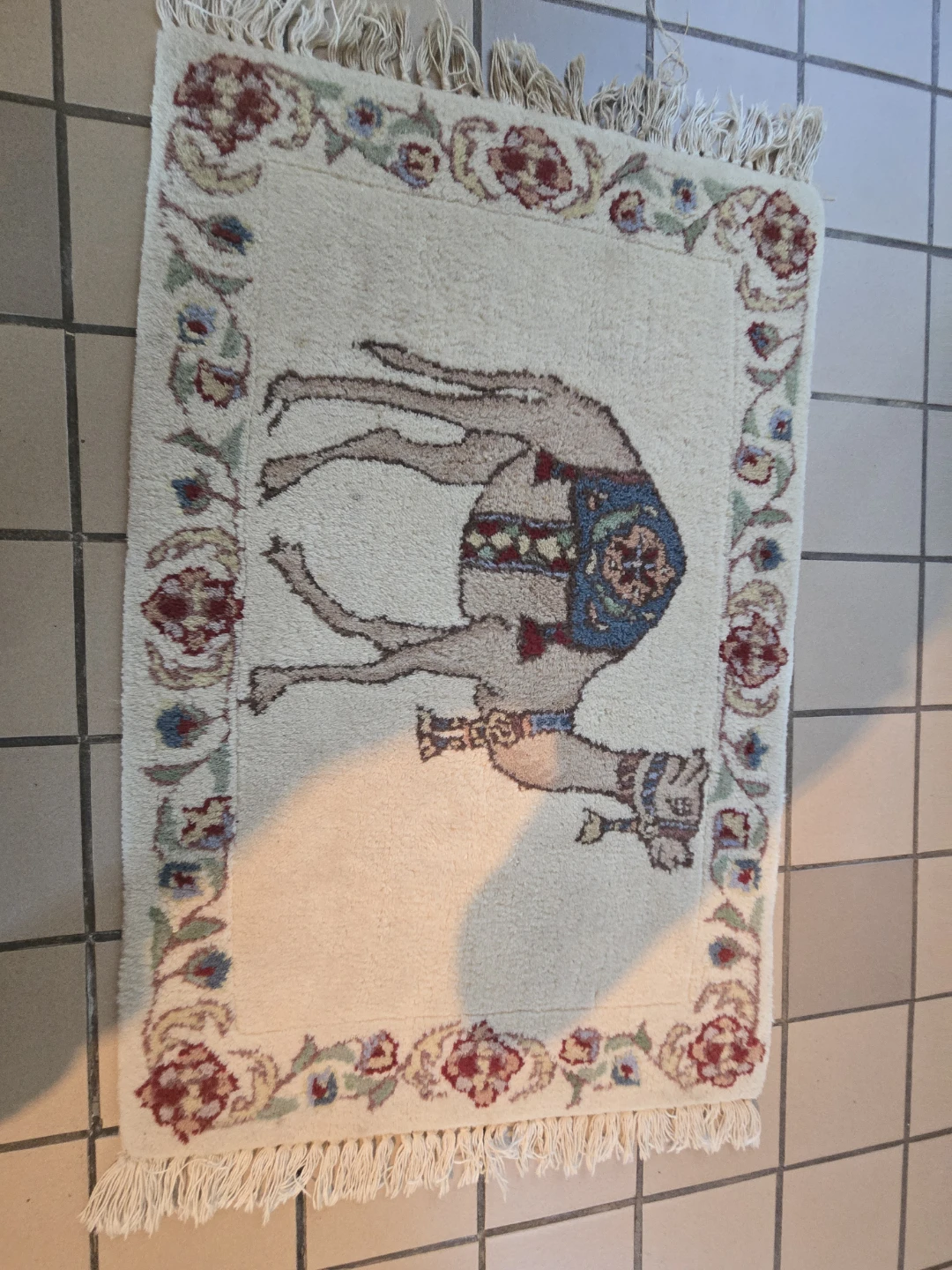Handcrafted Wool Camel Oriental Accent Rug – Made in India
