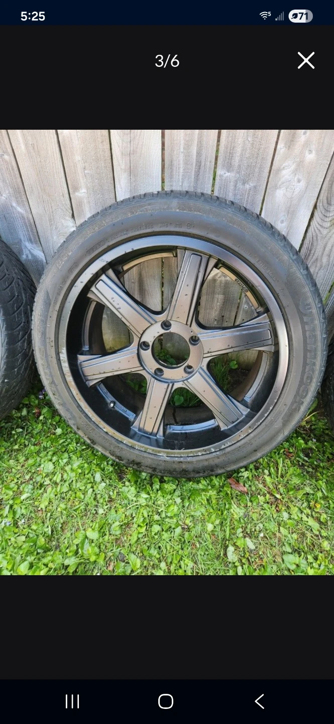 Enkei BHAWK 22x9.5 6x139.7 Black Flowform Wheels - photo 3