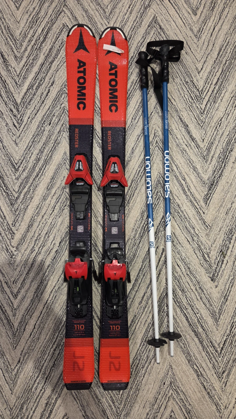 Atomic Redster Ski Package with Salomon Poles