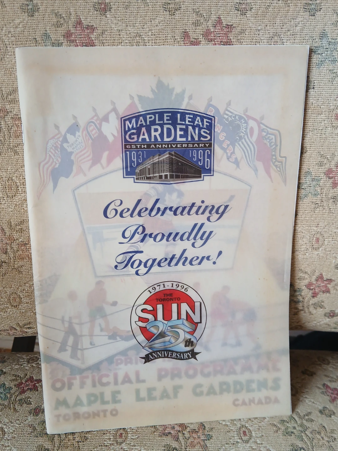 Official Maple Leaf Gardens Programme - 65th Anniversary