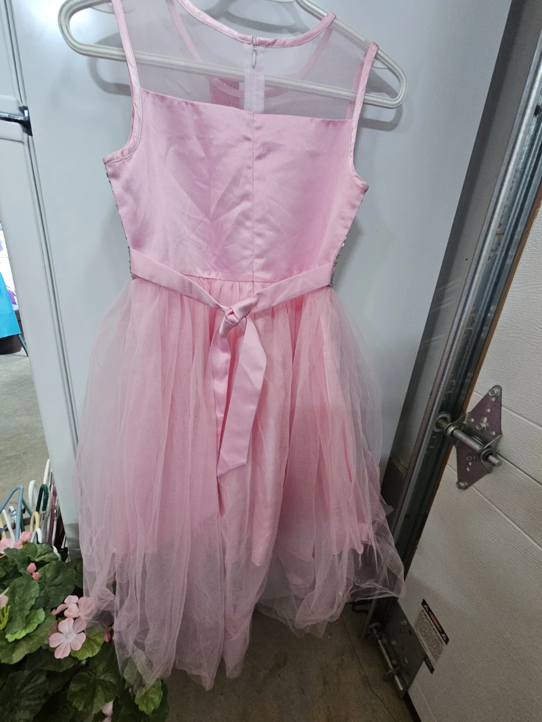 Sunny Fashion Girls Pink Sequin Dress Size 12 - photo 4