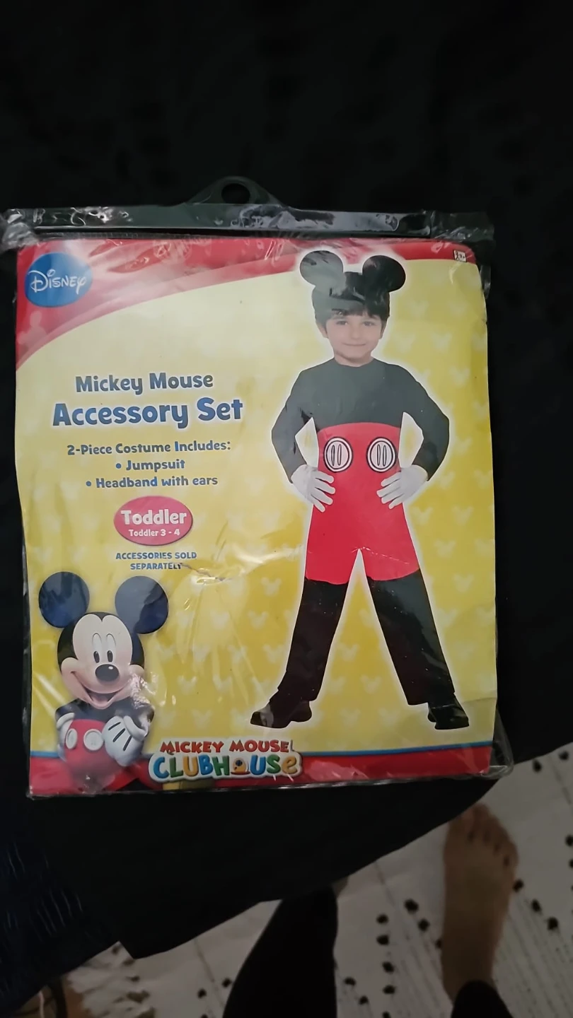 New Disney Mickey Mouse costume Toddler 3-4