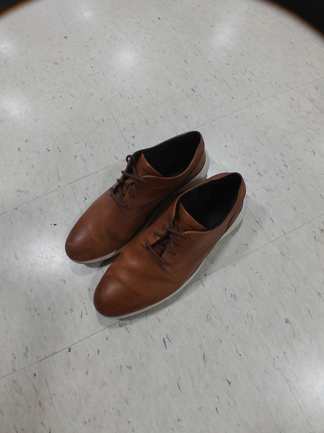 Cole Haan Men's Brown Leather Oxford Shoes Men's Size 13