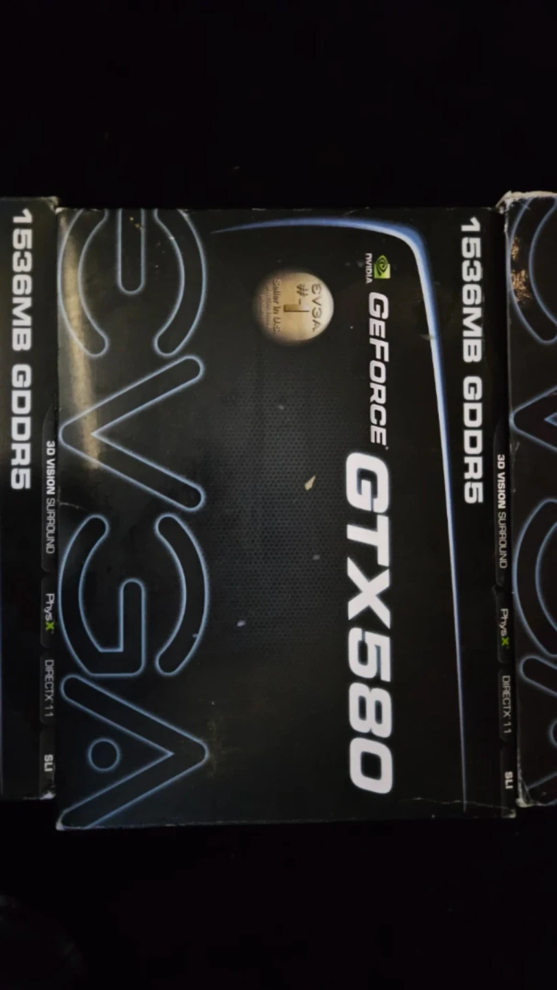 Three EVGA GeForce GTX 580 1536MB GDDR5 Graphics Cards - photo 3