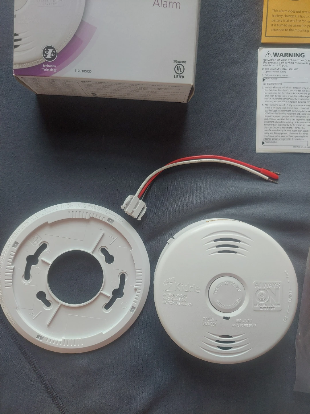 New Kidde 10 Year Smoke + Carbon Monoxide Alarm - photo 5