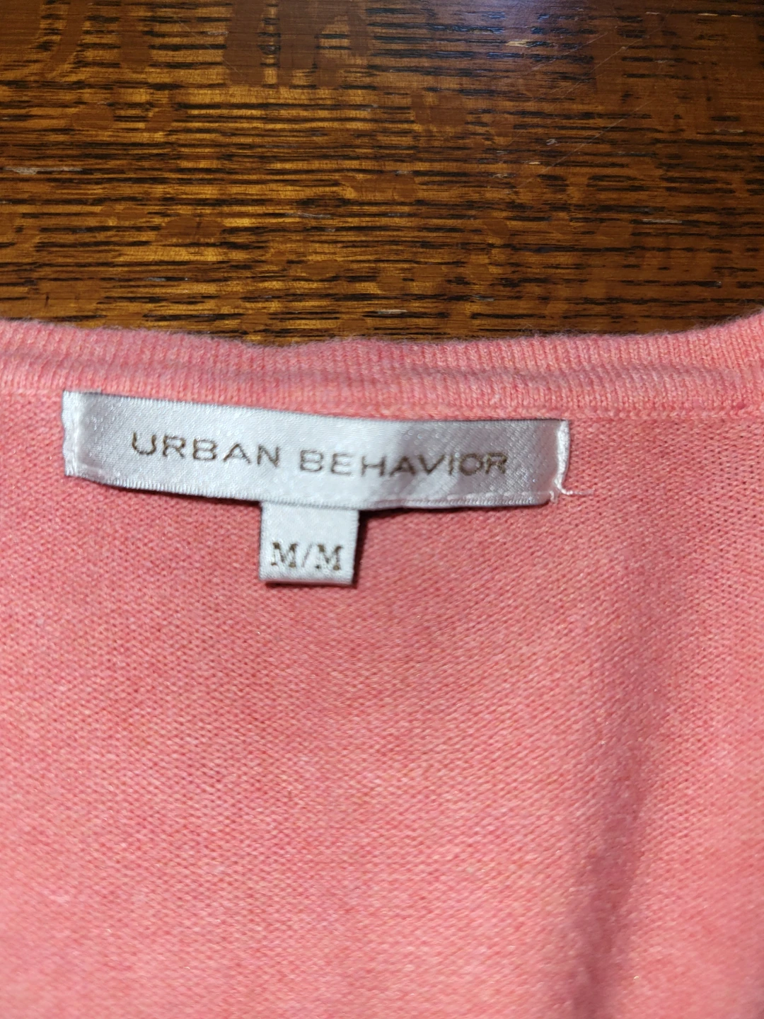 Urban Behavior Pink Cardigan Size M/M - photo 2