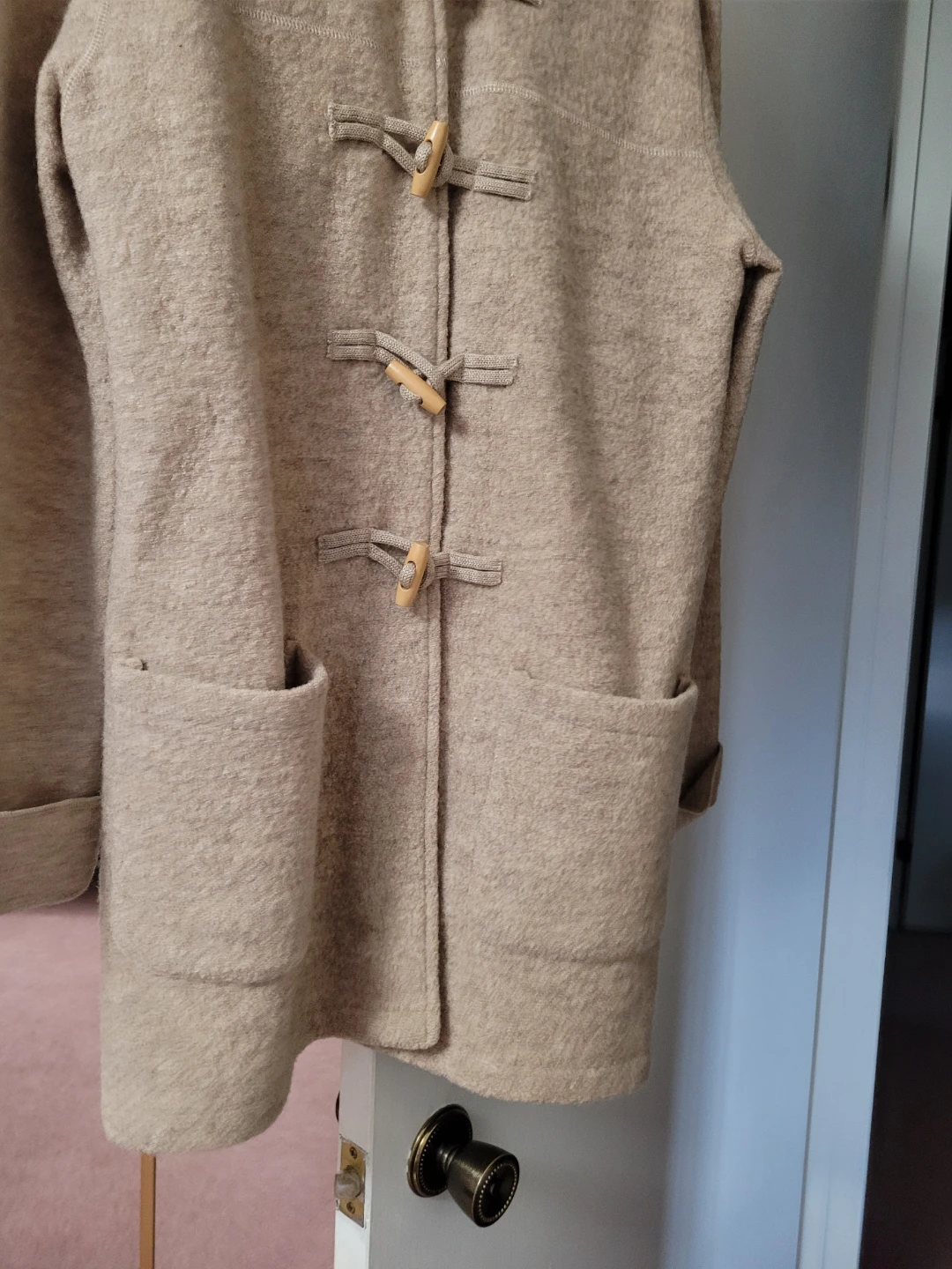 Skýr Hooded Wool Duffle Coat M