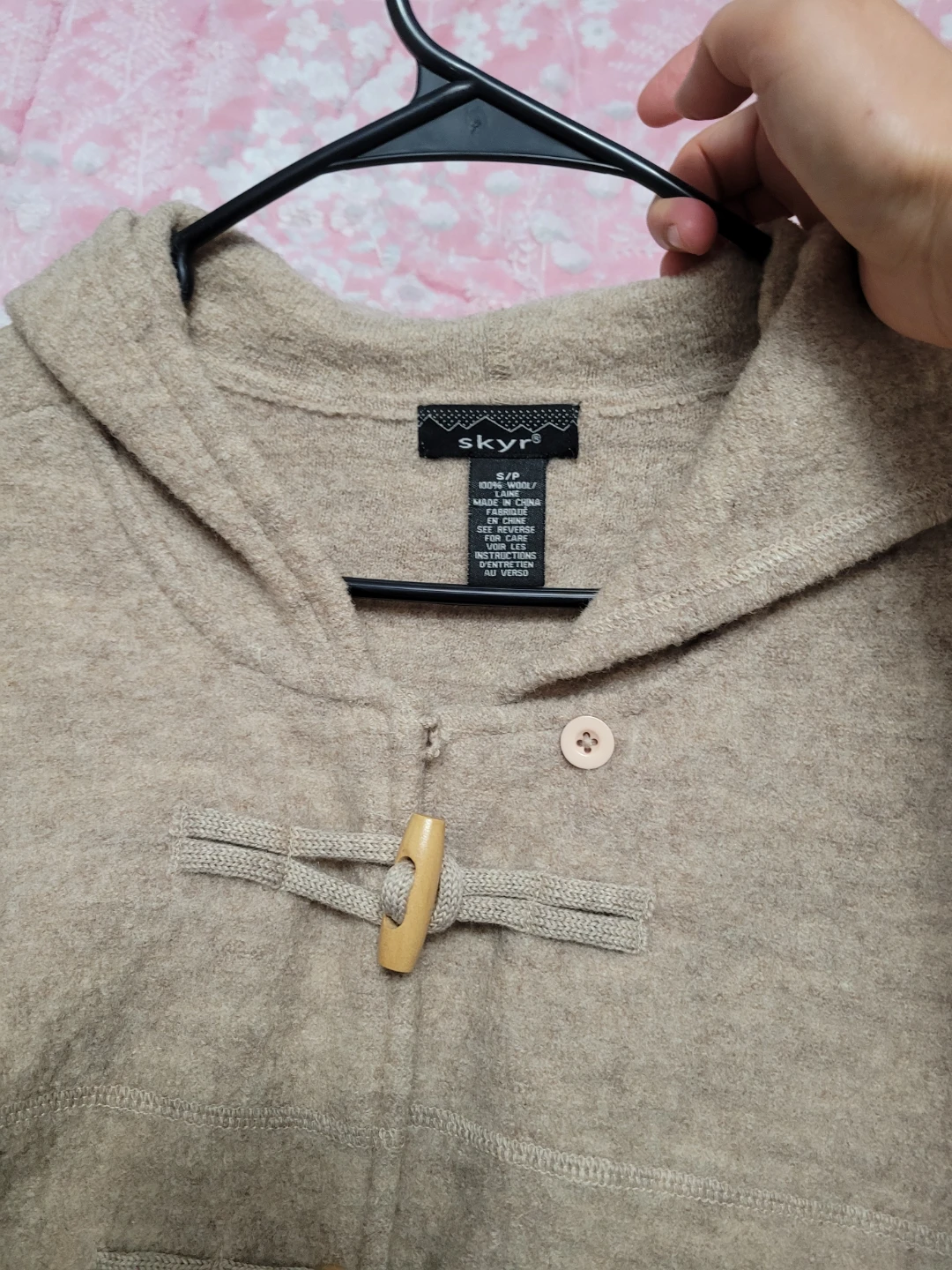 Skýr Hooded Wool Duffle Coat M - photo 3