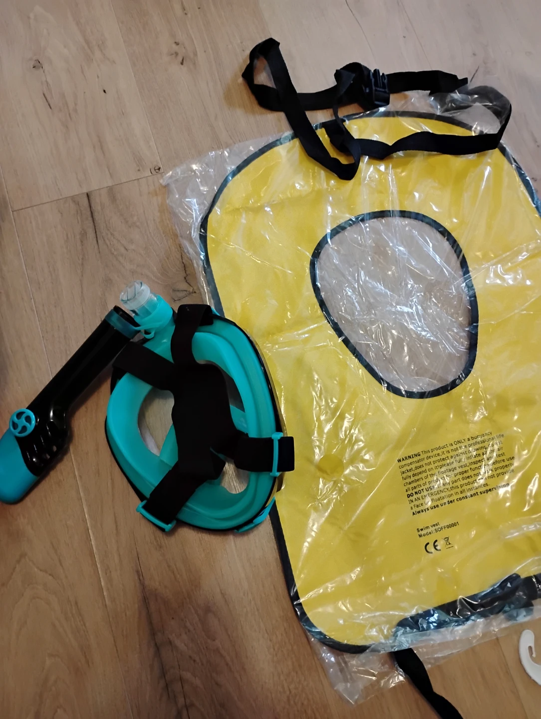 Jurmickey Full Face Snorkel Mask with Vest - XL - photo 2