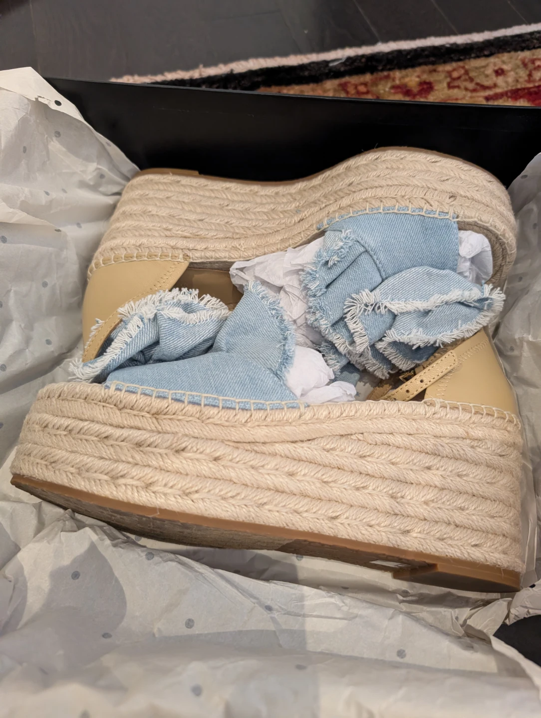 Kate Spade Espadrille Wedge Sandals Size 7.5B - photo 2