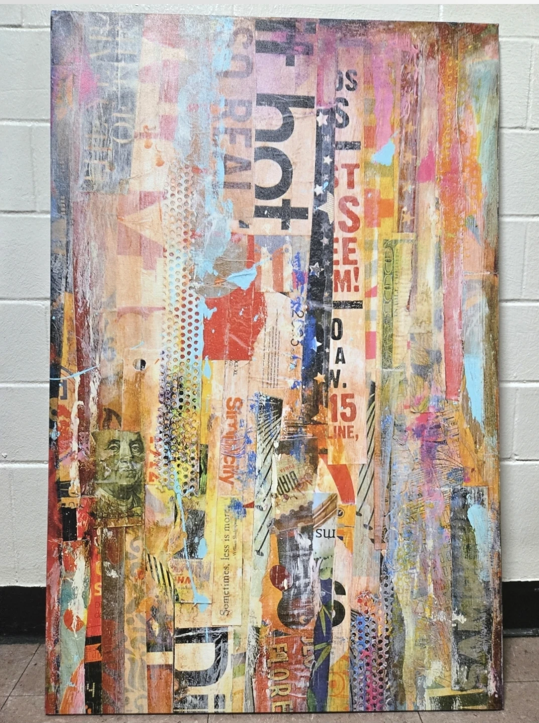 Erin Ashley "Metro Mix I" Large Abstract Canvas Wall Art - photo 3