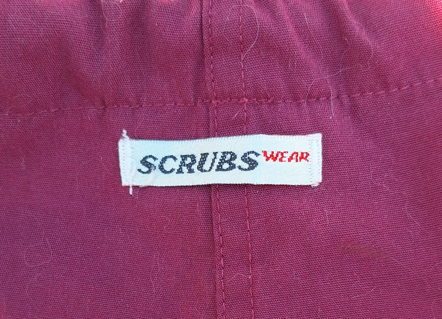 SCRUBS WEAR Maroon Scrub Pants, Small (Kit Cat Club rescue)