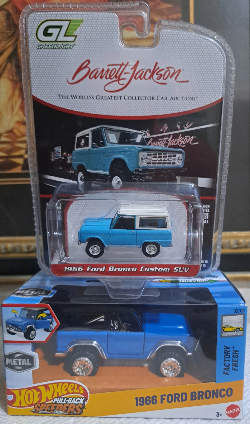 Greenlight/Hot Wheels, 1966 Ford Bronco, Pull-Back & Limited Ed. - photo 2
