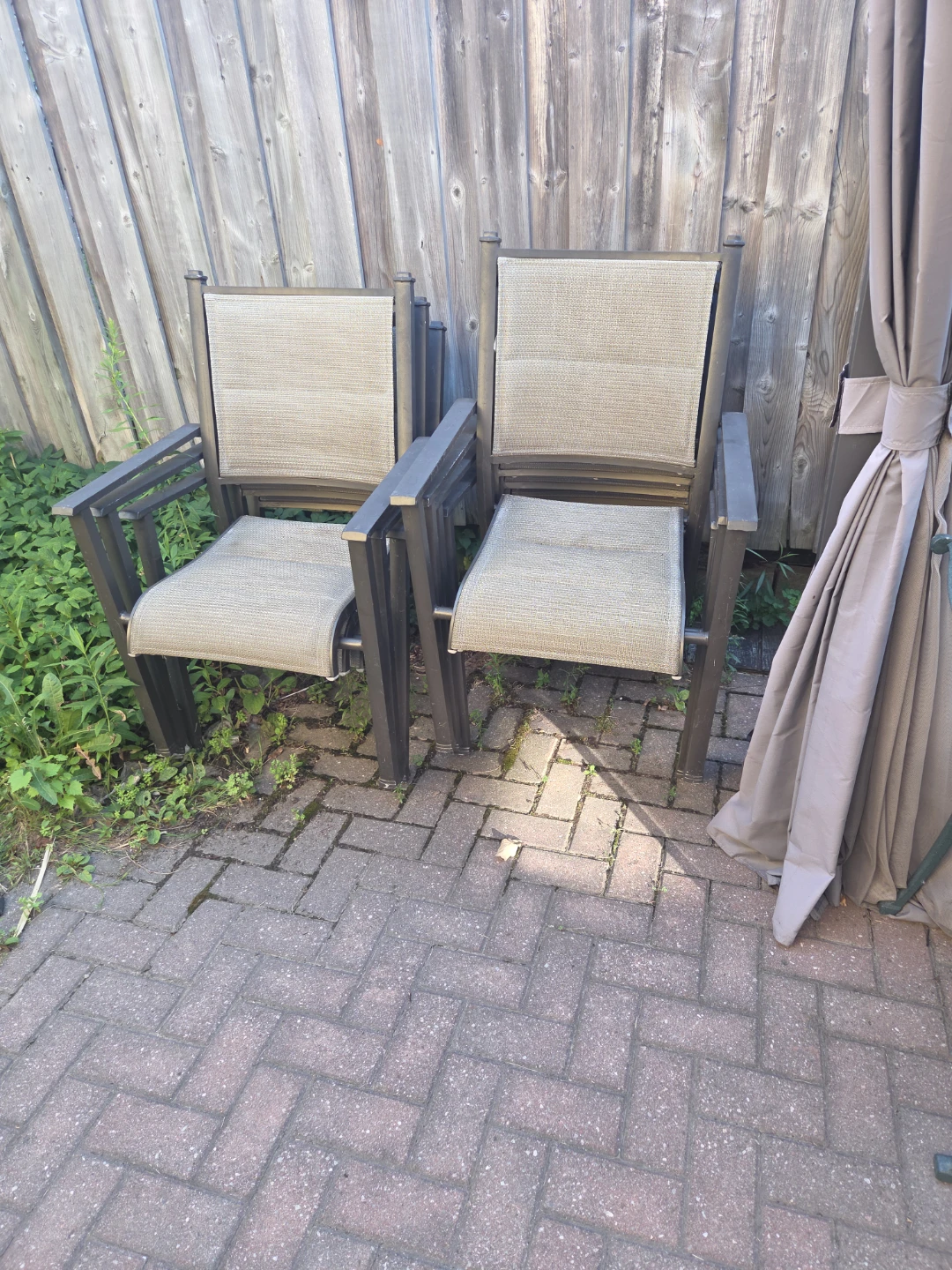 Glass Top Patio Table and Chairs Set - photo 2