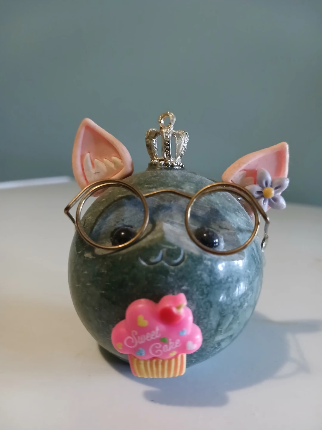 Green Aventurine Crystal Desk Pet
