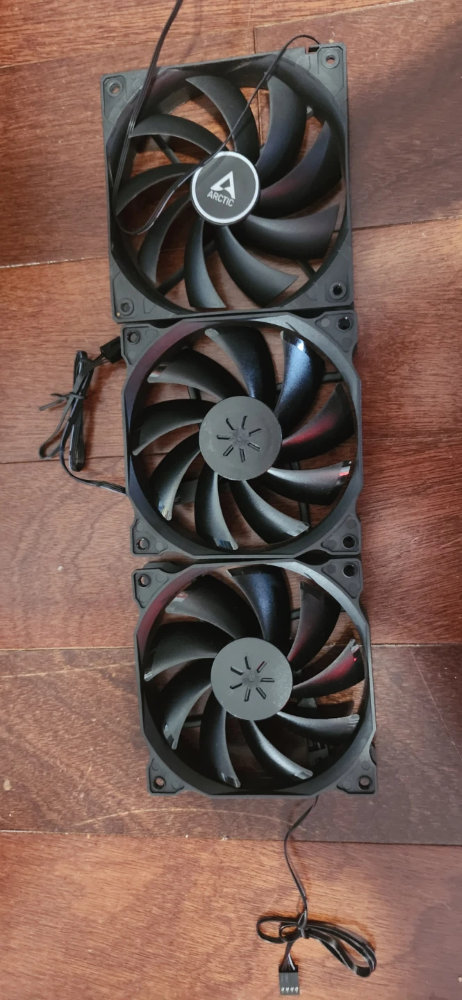 3 120mm fans - photo 2