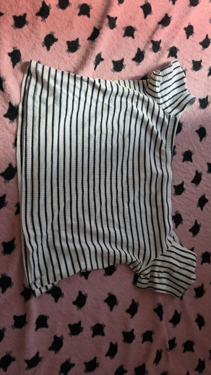 Striped Cropped Top