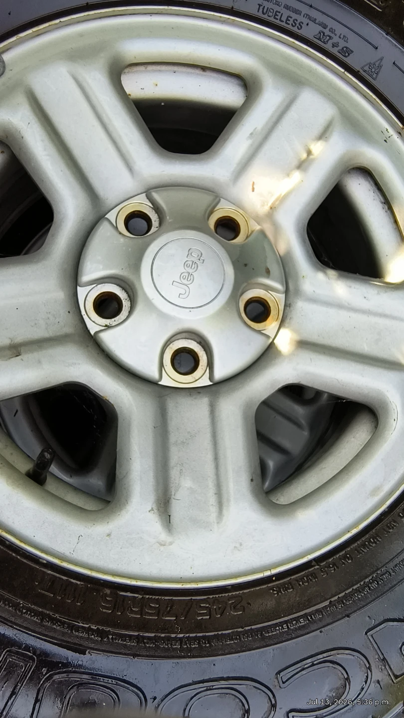 Jeep Wrangler JK set of 4 Rims