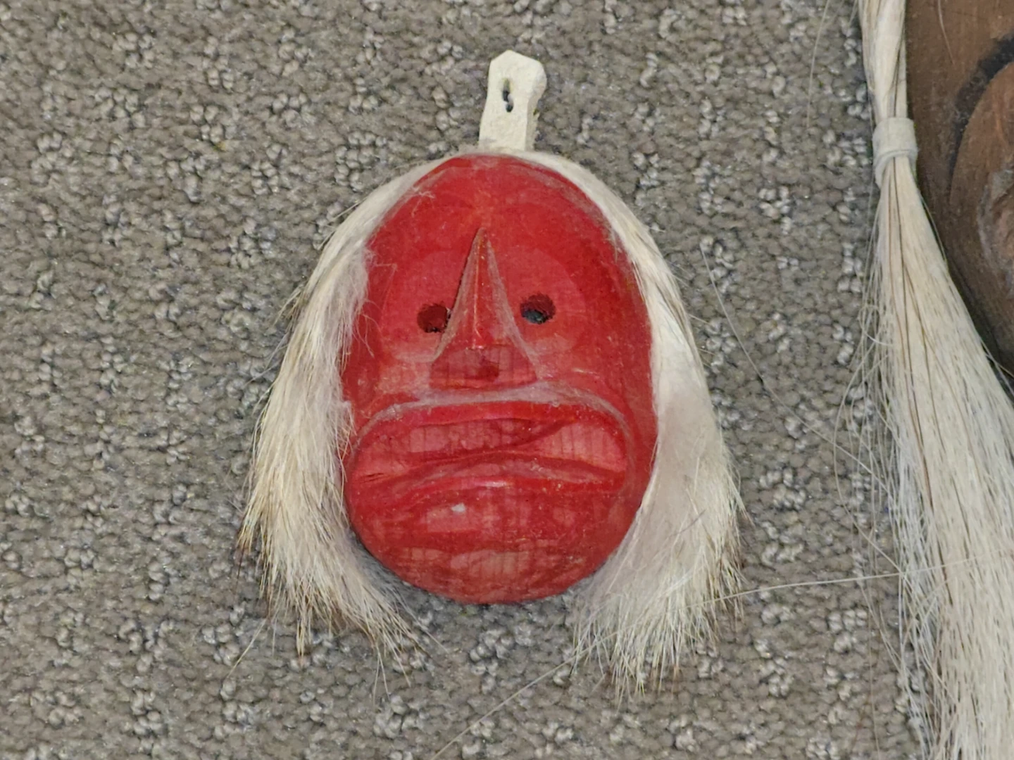 Vintage Hand-Carved Pacific Northwest Coast Style Wooden Masks - photo 3
