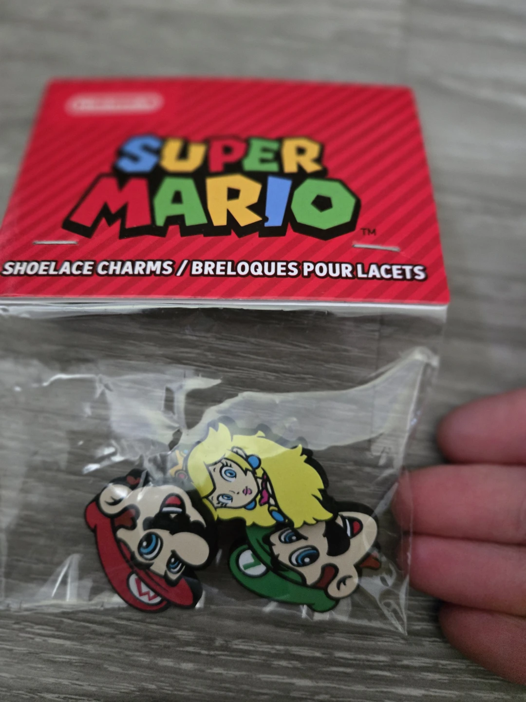 Super Mario Shoelace Charms. Official. Sealed