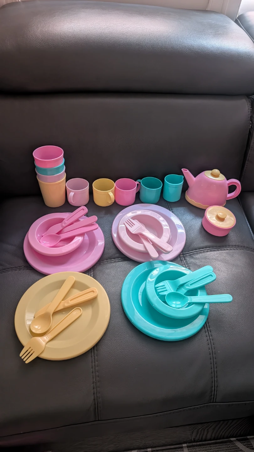 Play Kitchen Toy Dishes Set