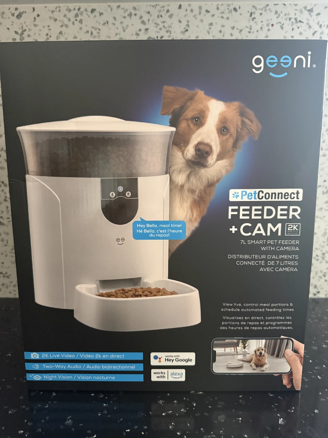 Geeni 7L Smart Pet Feeder with Camera