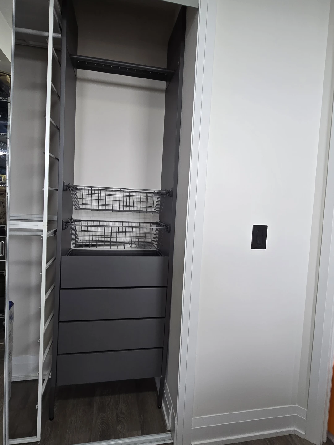 IKEA AURDAL Wardrobe Dark Gray - photo 2
