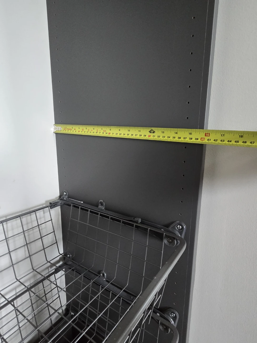 IKEA AURDAL Wardrobe Dark Gray - photo 4